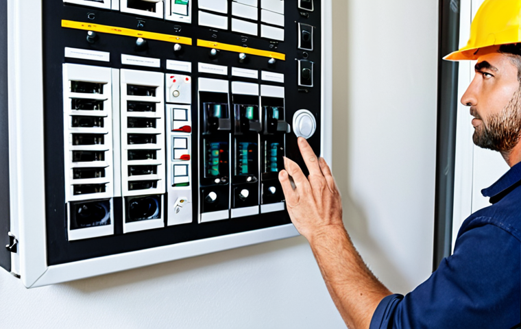 전기공사 실기 준비를 위한 시뮬레이션 활용 - Residential Electrical Panel Inspection**

"A licensed electrician, fully clothed in appropriate PPE...